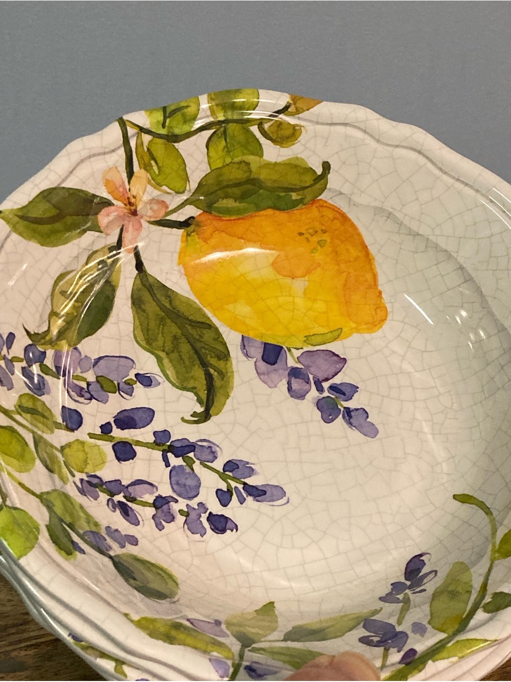 NWT Set of 4 Melamine Bowls The Farmhouse By Rachel Ashwell Tucson Lemon Bowls